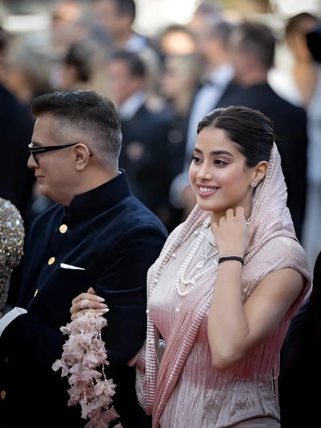 Bollywood star Janhvi Kapoor makes Cannes debut for Homebound premiere