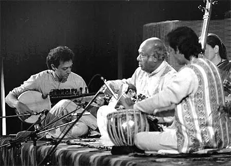 Ken Zuckerman with his Ustad
