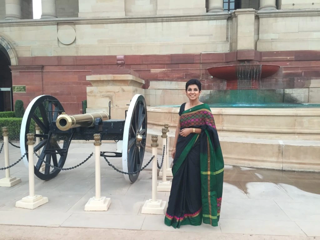 Kirthiga at the Rashtrapati Bhavan