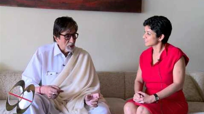 Kirthiga with Amitabh Bachchan