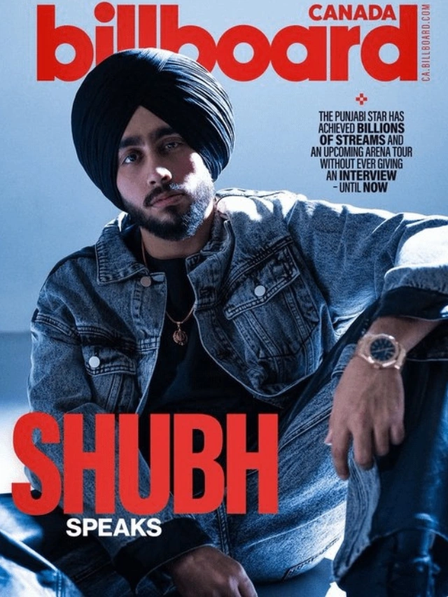 Le chanteur punjabi Shubh, né en Inde et basé à Brampton, est devenu seulement le deuxième Indien après Diljit Dosanjh à apparaître en solo sur la couverture.