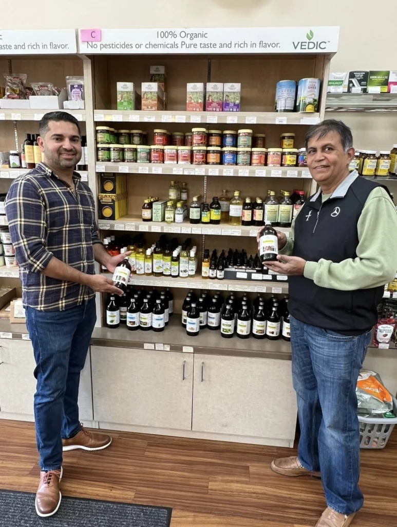 Karan Chopra with Shashank Sandu of Sandu Pharmaceuticals