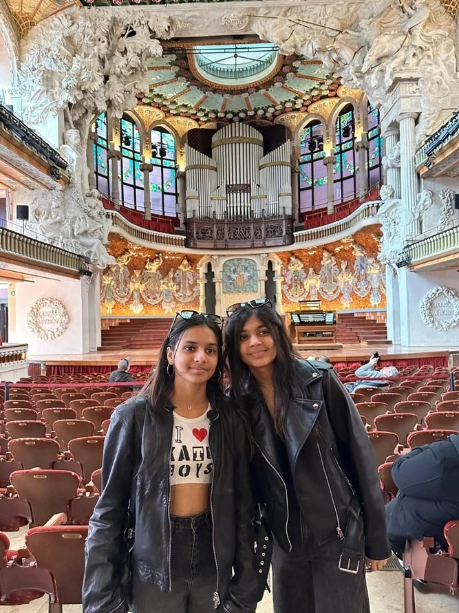 Tia Kumar with her friend | Campus Life 