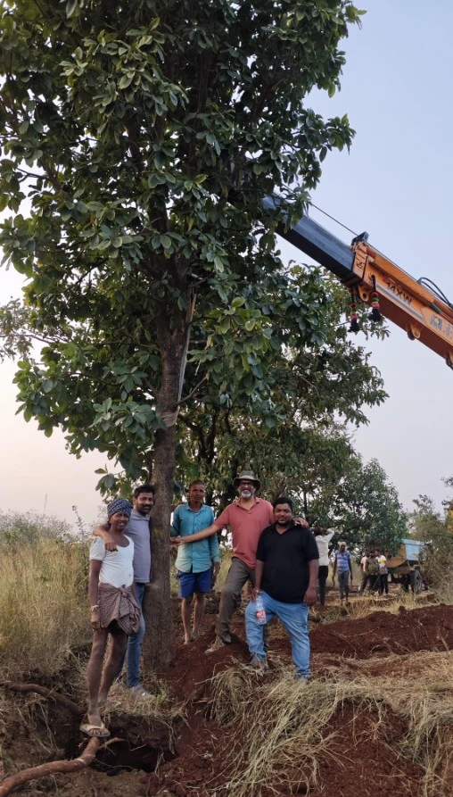 Uday Krishna and his team at work