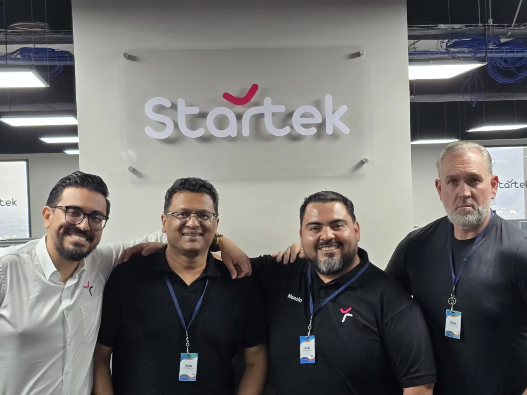 Abhinandan Jain Startek colleagues