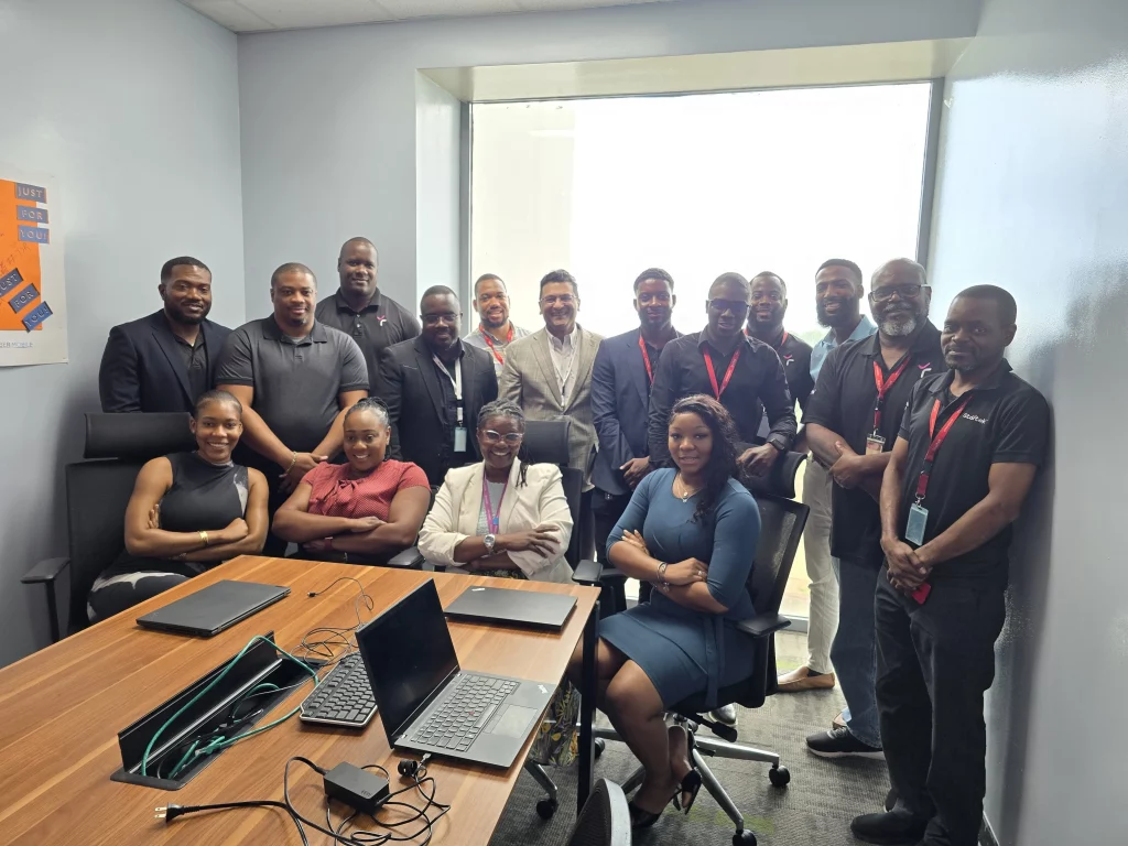 Abhinandan Jain with team members