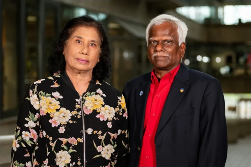 Chitra and R Paneer Selvam