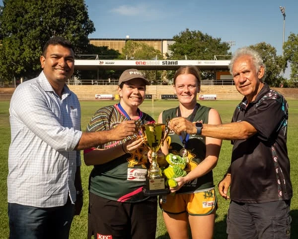 Jinson Charls during Australian Footbal League's tournament
