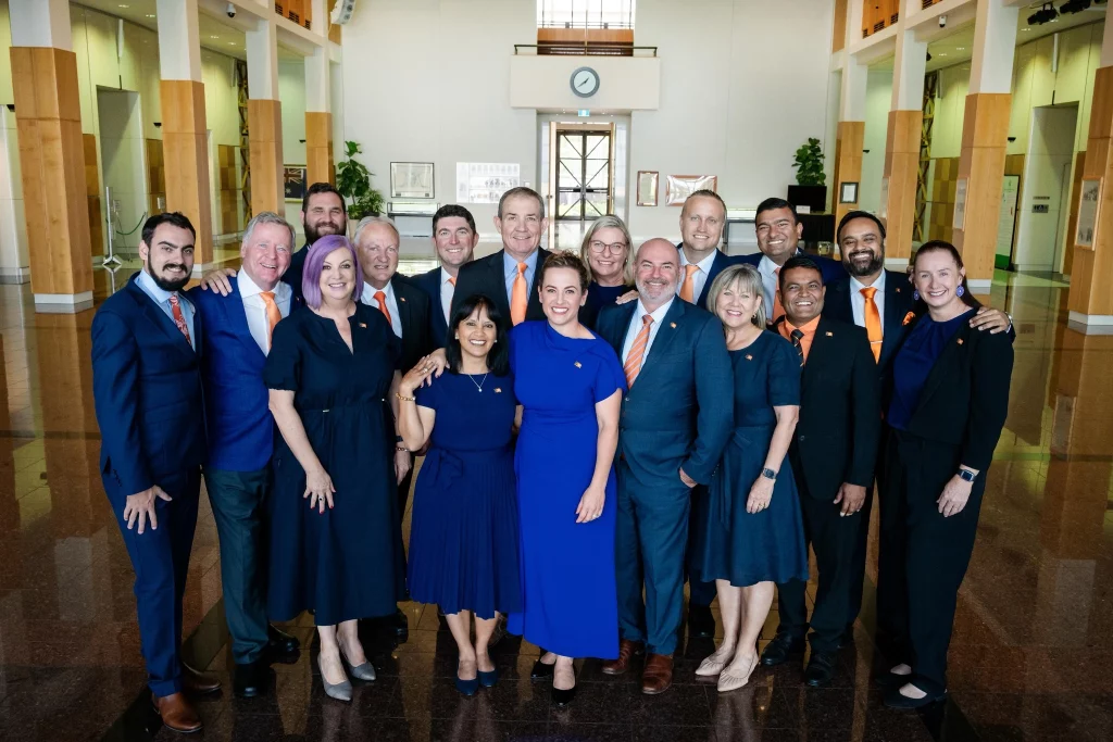 Jinson Charls with his colleagues in the cabinet