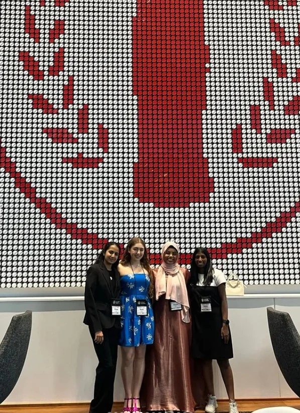Ruby Arun with finalists of 2025 Coca-Cola Scholarship