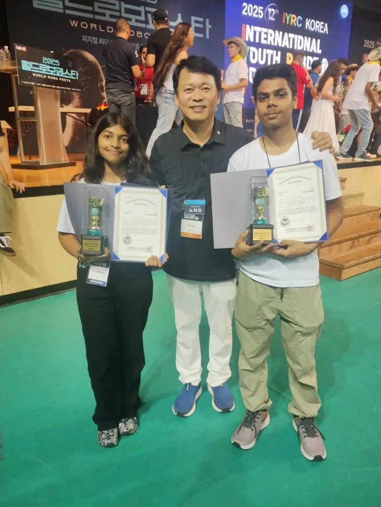 Avanthika and Faaris at IYRC