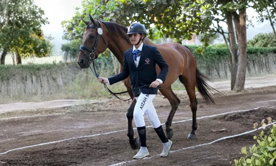 Rising Equestrian Star: Aizah Mir’s global leap from India to Qatar