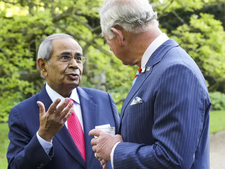 Gopichand Hinduja with King Charles III