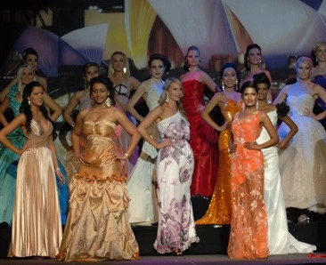 Preity Upala during Miss Earth Australia beauty pageant
