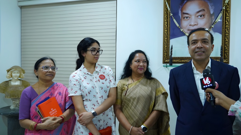 Xavier Augustin Shared Insights from The Global Indian at the Bano Global Indian Book Launch Held at Dr. B.R. Ambedkar Educational Institution, Hyderabad