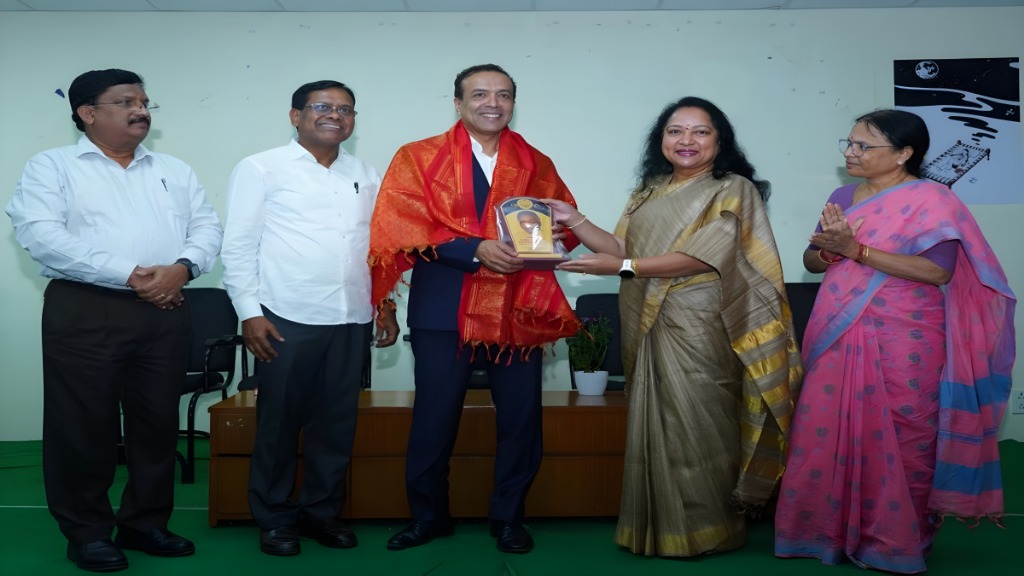 Xavier Augustin Shared Insights from The Global Indian at the Bano Global Indian Book Launch Held at Dr. B.R. Ambedkar Educational Institution, Hyderabad