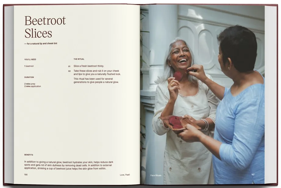 A page from Nethra's book, Love, Paati