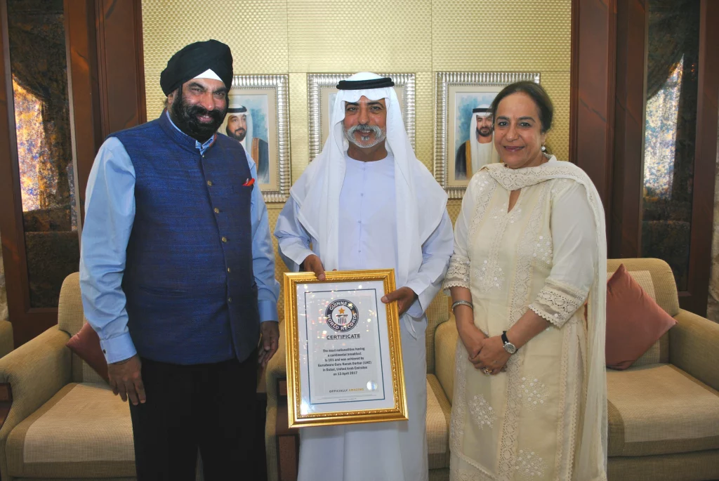 Surender Singh Kandhari with HE Sheikh Nahyan Bin Mubarak Al Nahyan