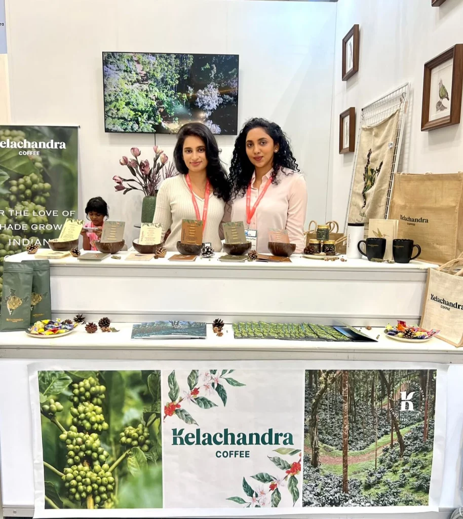 Ryana Kuruvilla (left) and Rishina Kuruvilla (right) at World of Coffee Busan 2024