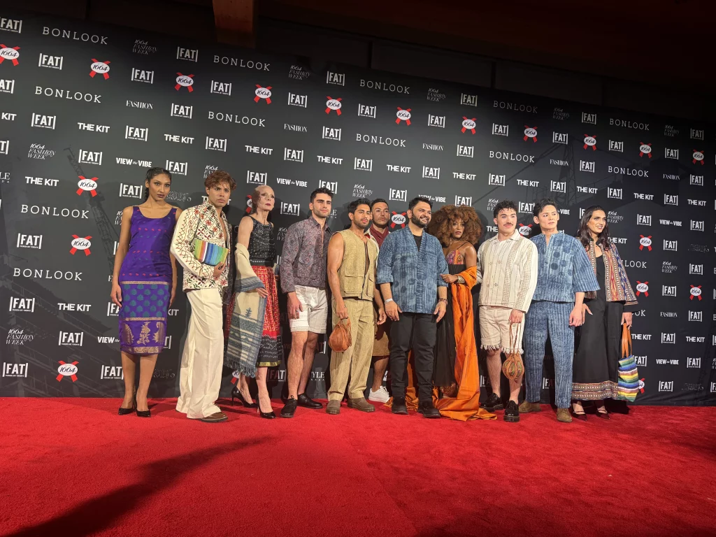 Aditya Mehta with models at FAT