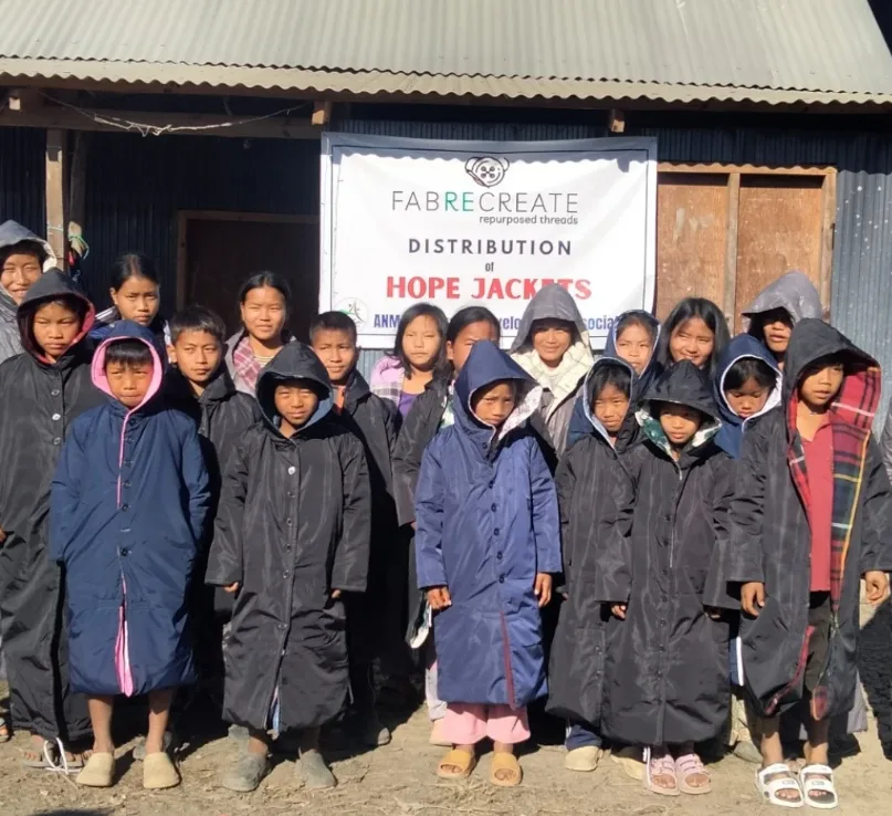 Children in Nagaland with Hope Jackets