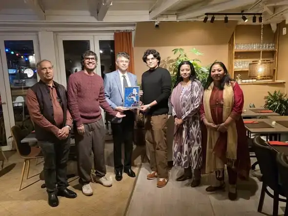 Ankur Hooda with Ambassador of Denmark