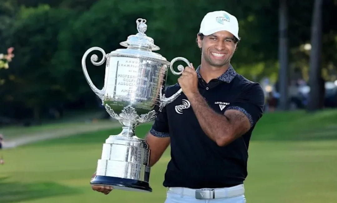 Golfer Aaron Rai makes PGA Championship history, ending 100-year drought for England
