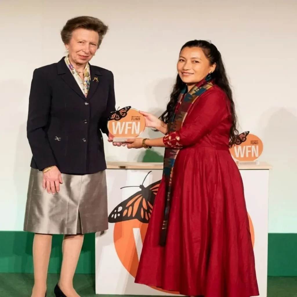 Barkha Subba receives Whitley Award 2022
