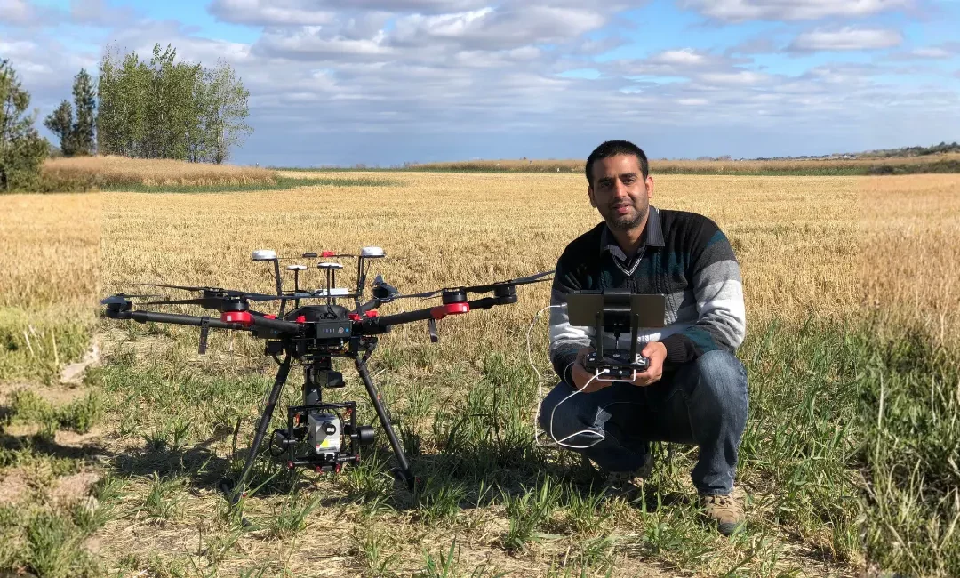 Dr. Keshav D. Singh: Agrophysicist and drone pilot at the forefront of data-led farming in North America