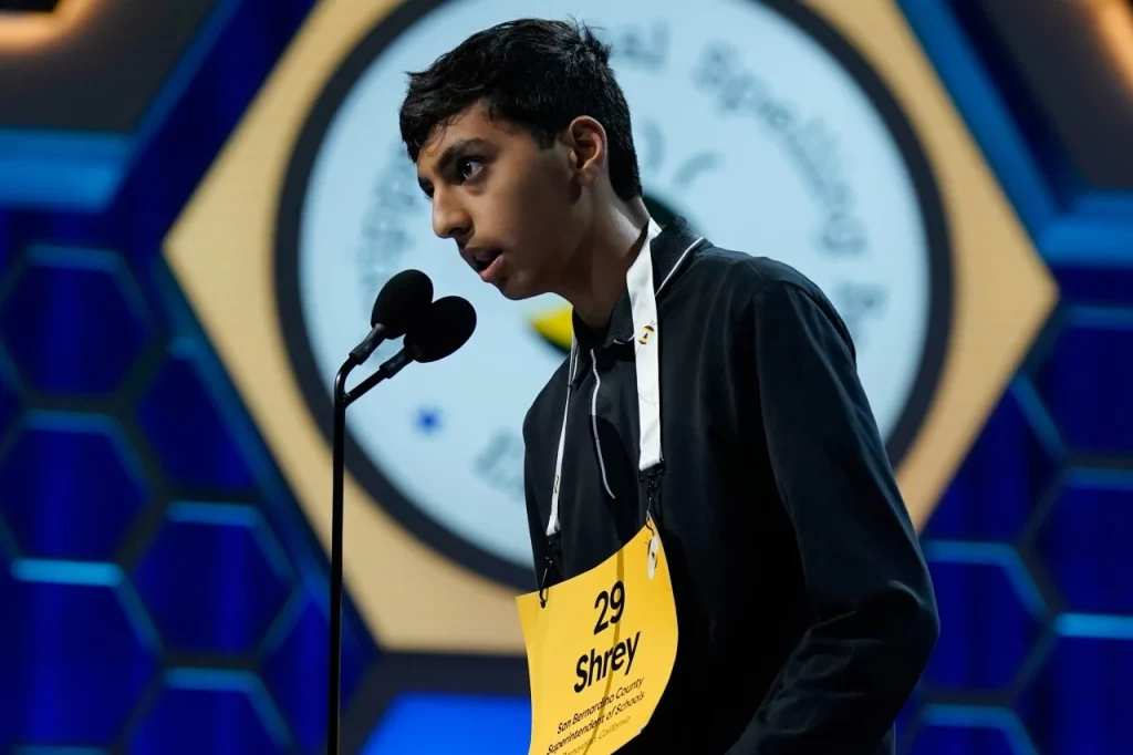 Shrey Parikh, 2026 Scripps Spelling Bee champion 