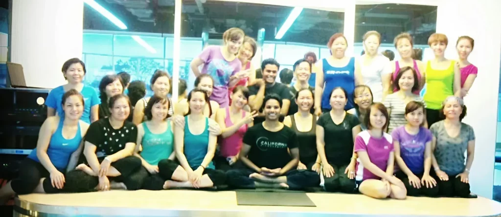 Balli Balwinder with his students in Vietnam