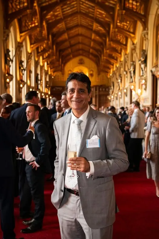 Deepak Namgla at the King's Award Ceremony