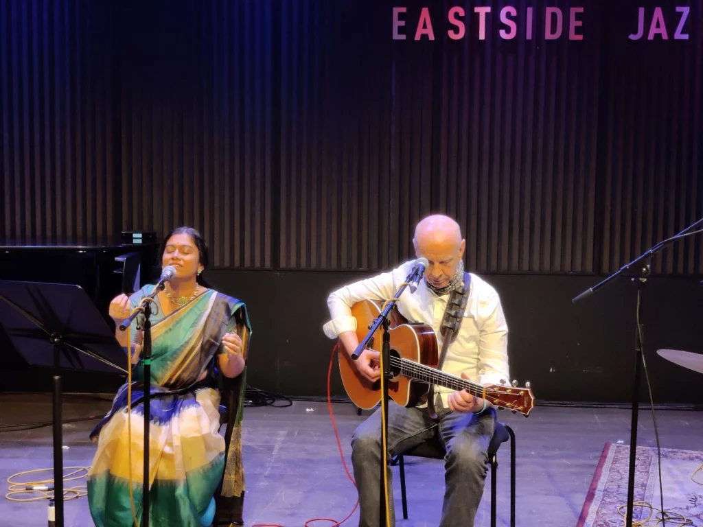 Radhika with Kevin Dempsey at East Side Jazz Club Birmingham