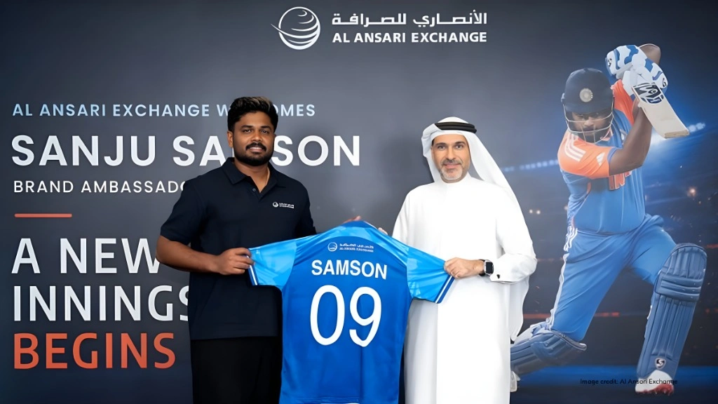 Indian Cricketer Sanju Samson Named Al Ansari Exchange Brand Ambassador in UAE