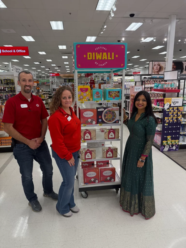 Akruti Babaria at one of the stores in the US