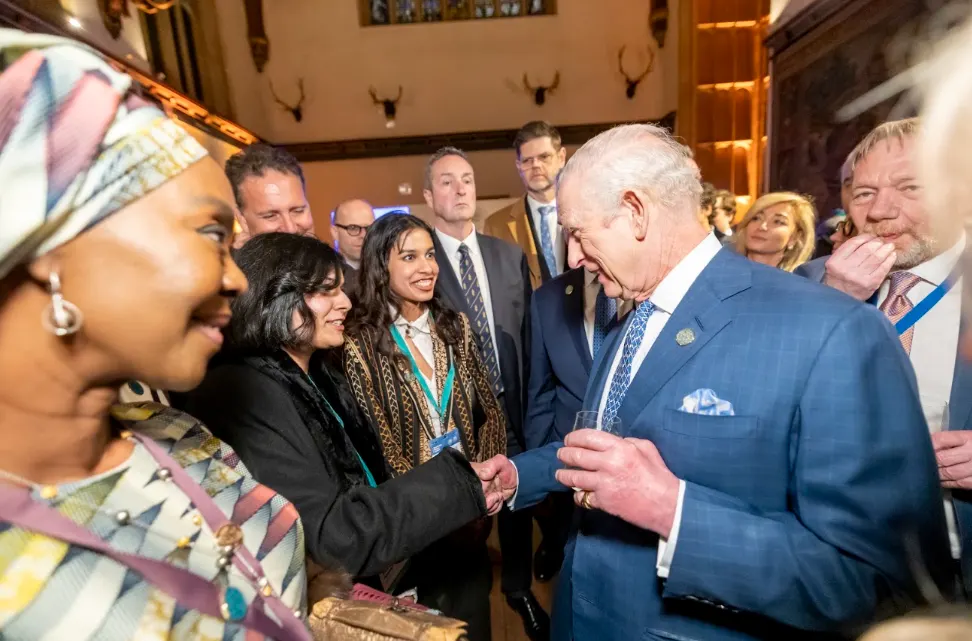 BIOPOD Team with King Charles III