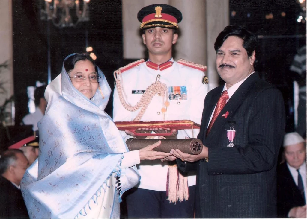 Dr K Surya Rao received Padma Shri in 2008