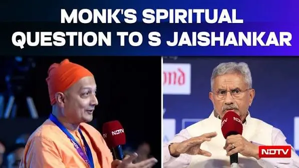 Swami Sarvapriyananda's Spritual Question to EAM Jaishankar