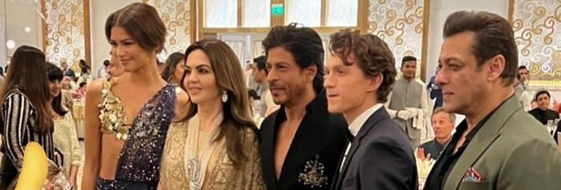 The Nita Mukesh Ambani Cultural Centre (NMACC) was established by Nita Mukesh Ambani to showcase India's distinct journey, including its rich history and culture through infrastructure, art, music, dance, costumes and visual arts. Tom Holland, Zendaya, Nick Jonas, Priyanka Chopra, Shah Rukh Khan, Salman Khan, Aamir Khan, Anupam Kher, Rajinikanth, Deepika Padukone, Sadhguru, Sachin Tendulkar and the entire Ambani family were few among the many stars who were at the NMACC.