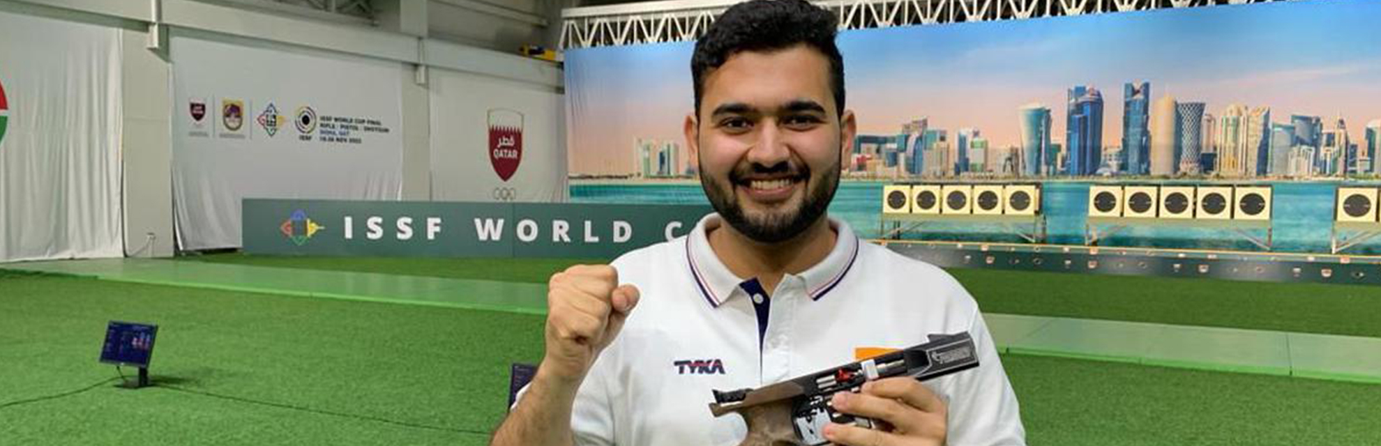 Anish Bhanwala won India's first ever medal in 25m rapid-fire pistol event in ISSF World Cup Final at Doha