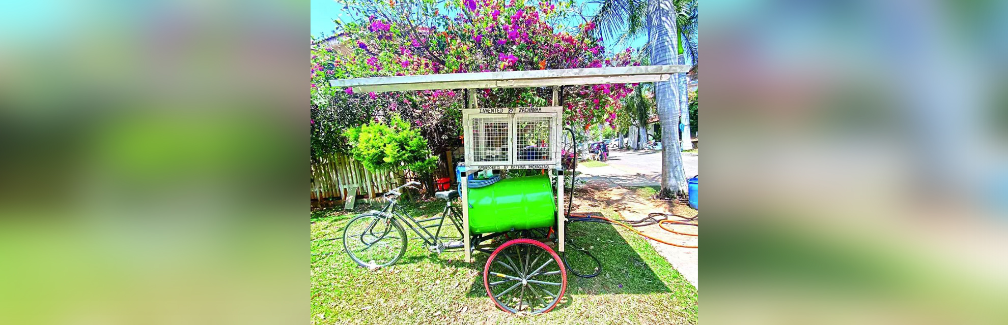 Little Miss Sunshine: Teen invents ‘solar cycle’ as a cost-effective irrigation solution