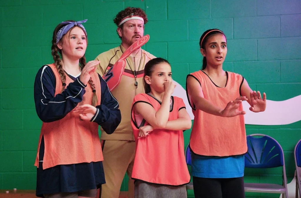 Isha Kaur Athwal with co-actors of High Hoops